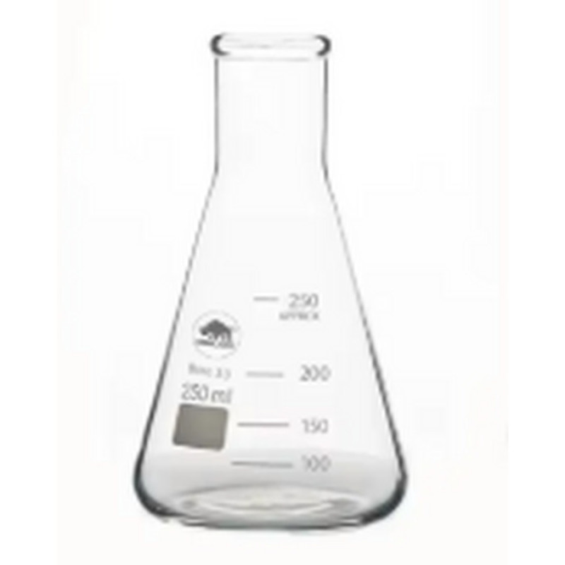 FRASCO ERLENMEYER BOCA ESTREITA 250 ML