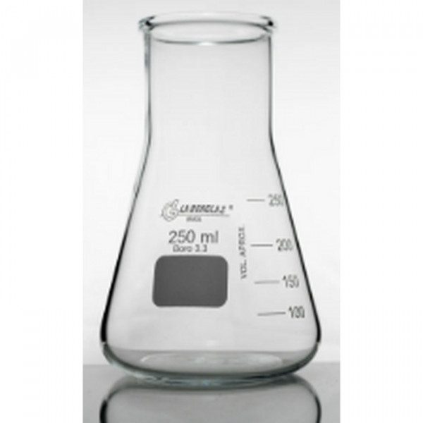 FRASCO ERLENMEYER BOCA LARGA GRADUADO CAP.250ML