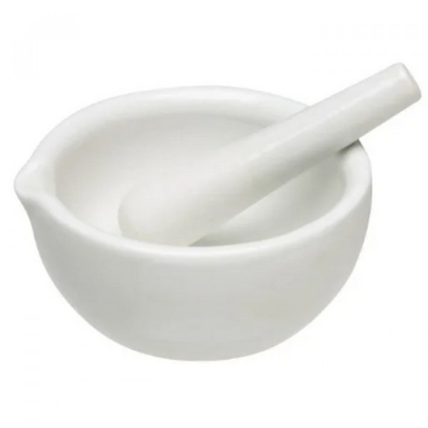 GRAL C/PISTILO EM PORCELANA 60ML DIAM.72MM