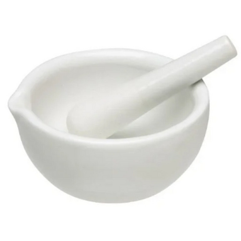 GRAL C/PISTILO EM PORCELANA 60ML DIAM.72MM