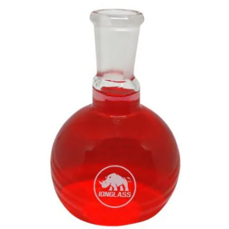 BALAO DE FUNDO REDONDO BORO 3.3 BOCA CURTA COM JUNTA ESMERILHADA SEM TAMPA 100ML