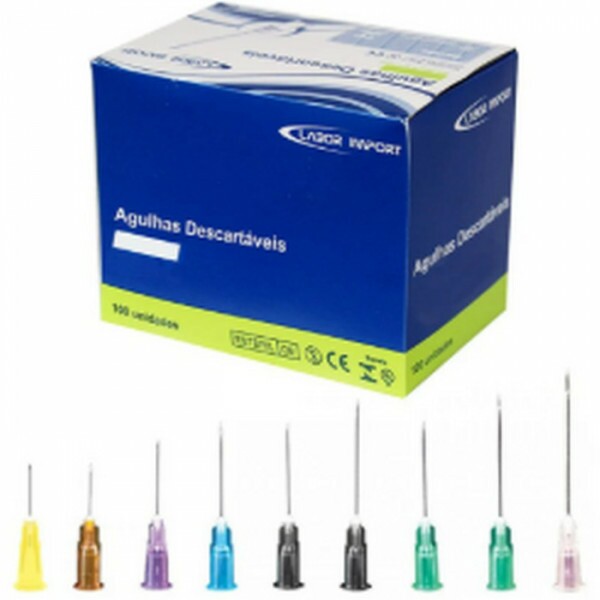AGULHAS HIPODERMICAS DE SEGURANÇA 21G (25 x 0,8)  CX 100