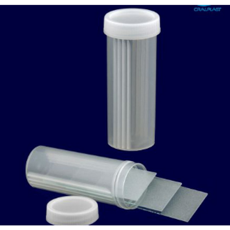 PORTA LAMINA PLASTICO TIPO FRASCO CAPACIDADE 3 LAMINAS 100UN/PCT