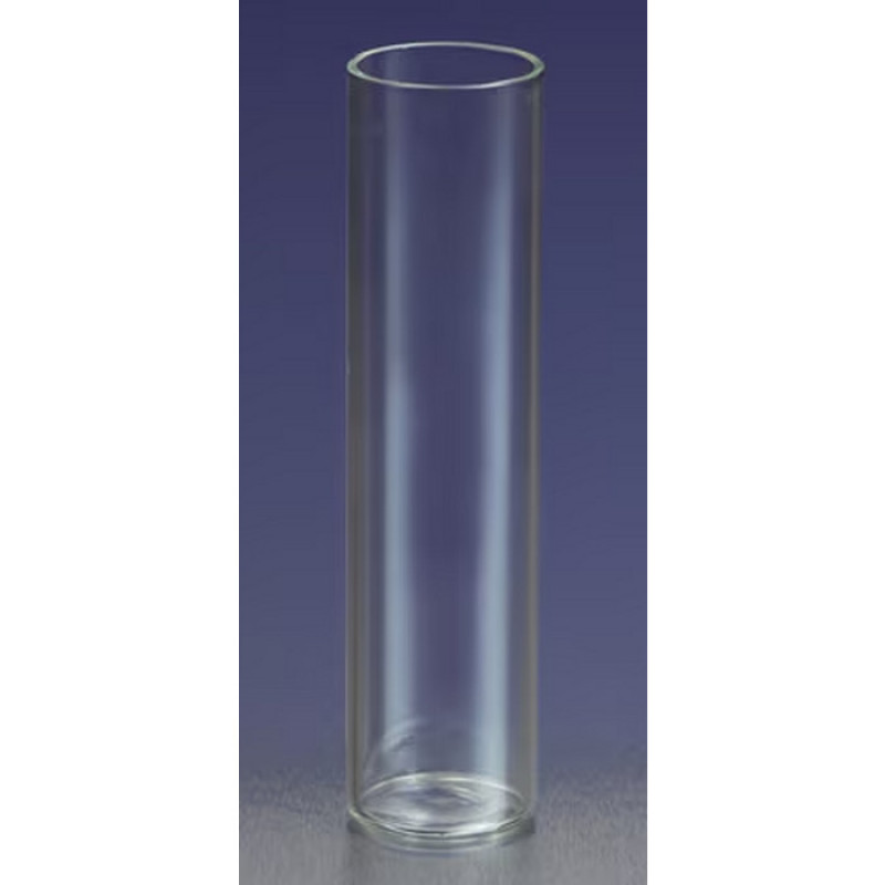 TUBO DE VIDRO FUNDO CHATO 20X150MM